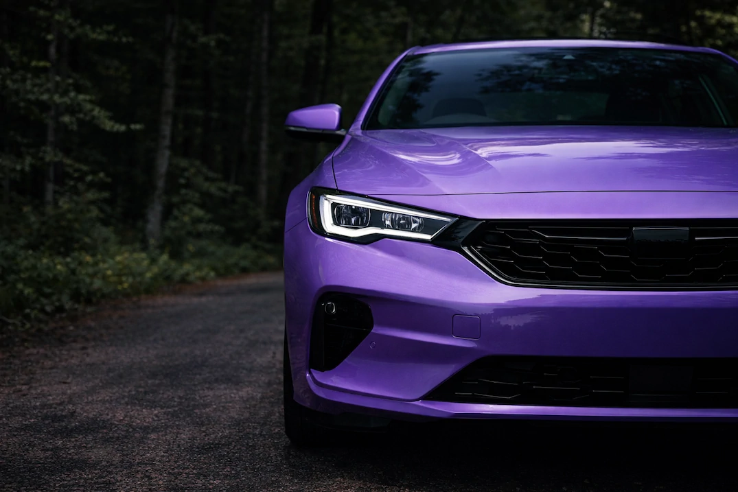 Leasingbil i showroom